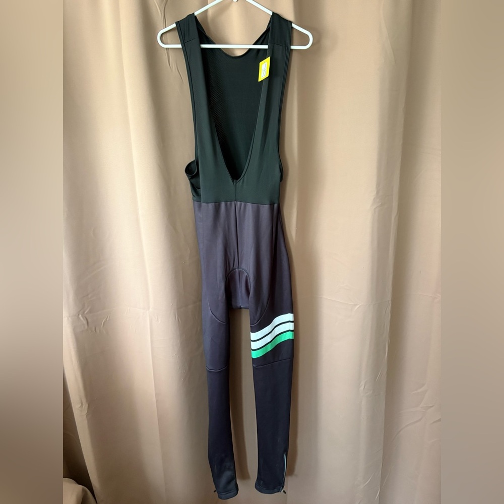Men's Cycling Bib Tights - Black and Green NWT